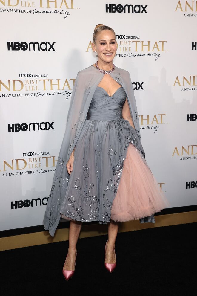 Sarah Jessica Parker na estreia de 'And Just Like That' no Museu de Arte Moderna em Nova Iorque
