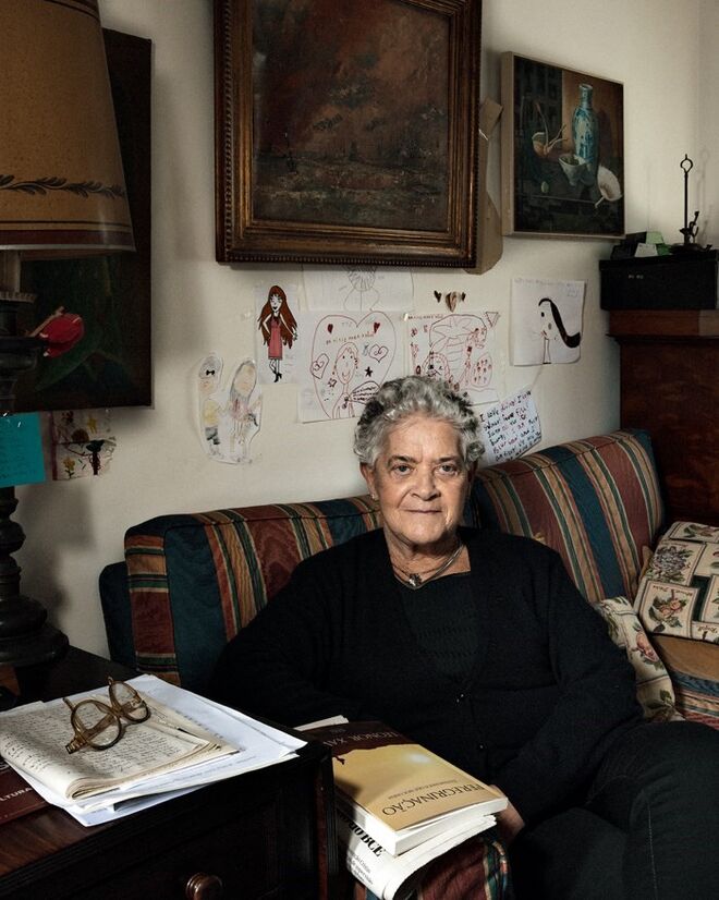 Leonor Xavier fotografada para a Máxima em 2017.