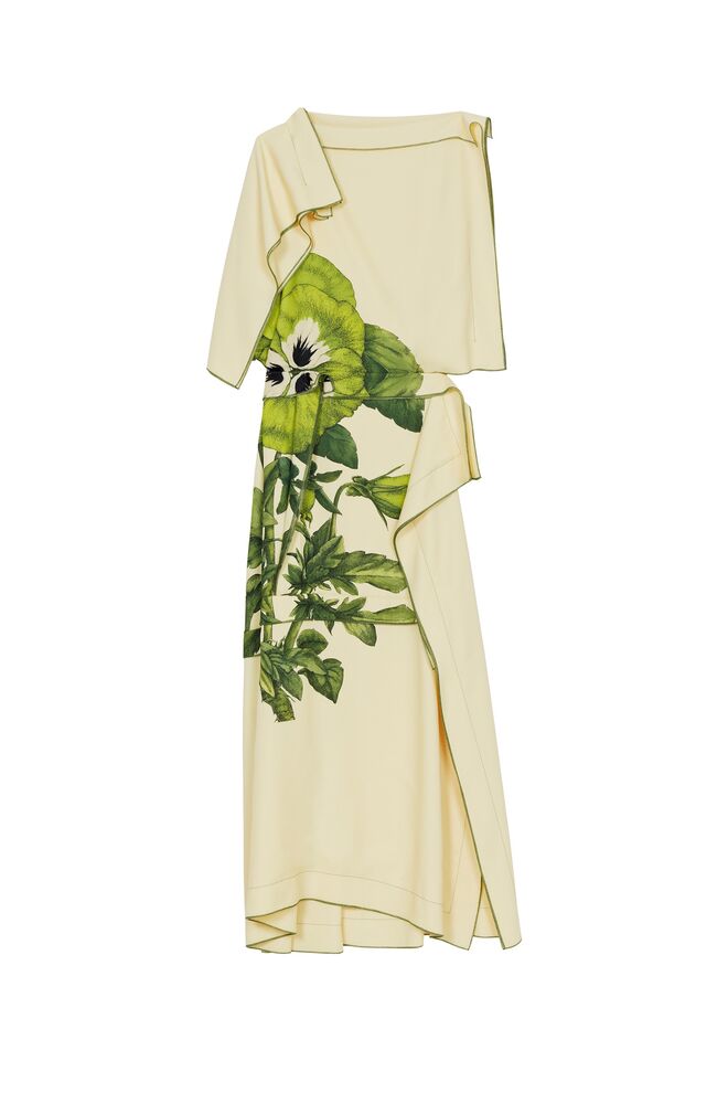 Mãe - Vestido Pansy, €895, Kenzo