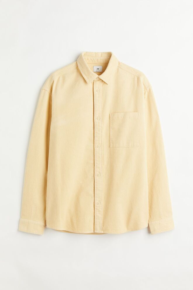 Avô - Camisa em bombazina, €19,99, H&M 