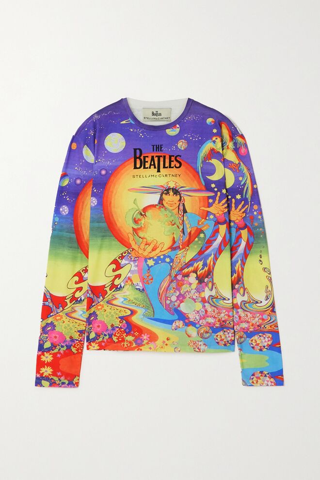 Namorada - Camisola, €450, Stella McCartney + The Beatles em Netaporter.com