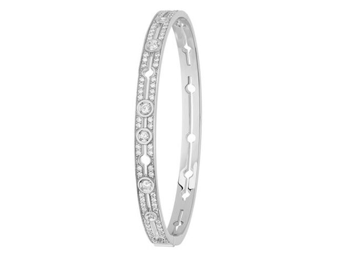 Namorada - Pulseira Pulse em ouro branco com diamantes, €8,500, Dinh Van em Machado Joalheiro