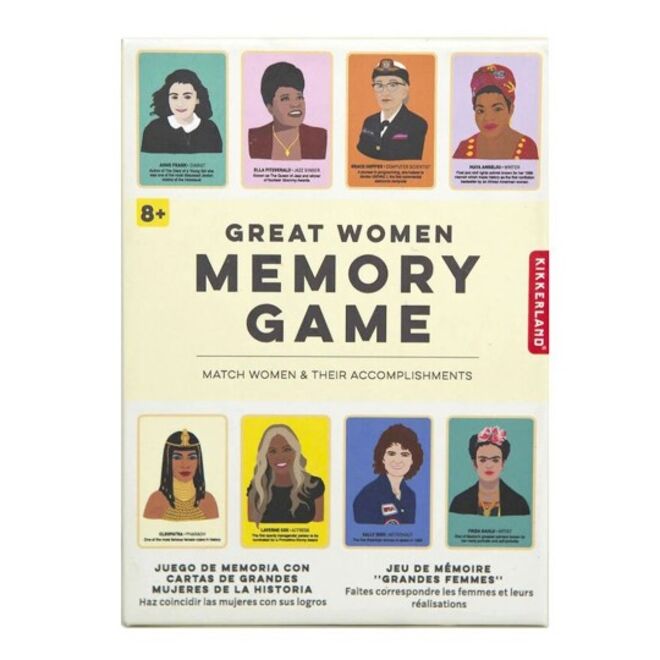 Filhos - Jogo de memória Great Women, € 9,50, KIKKERLAND em Loja.serralves.pt
