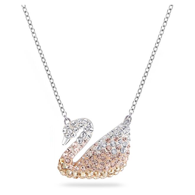 Avó - Colar Iconic Swan lacado a ródio com cristais Swarovski, €85, Swarovski