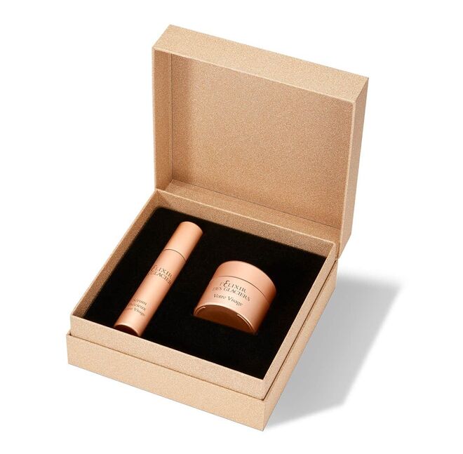 Namorada - Lifting Face Care Set L’Ellixir des Glaciers Votre Visage, €610, Valmont.