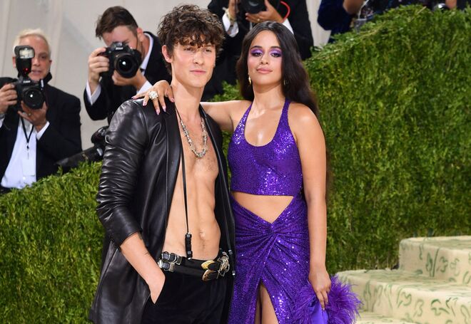 Separações - Shawn Mendes e Camila Cabello (Fotografia: MET Gala 2021)