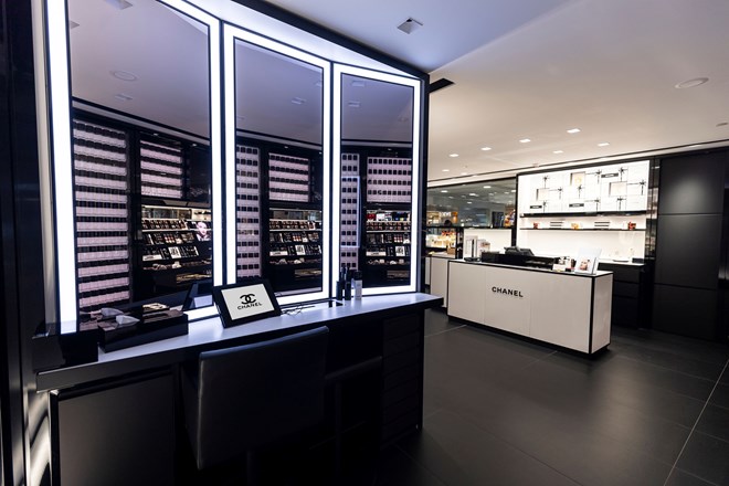 Nova boutique de fragâncias e beleza da Chanel