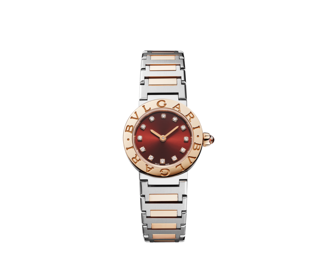 Relógio BVLGARI BVLGARI em aço e ouro rosa, preço sob consulta, BVLGAR