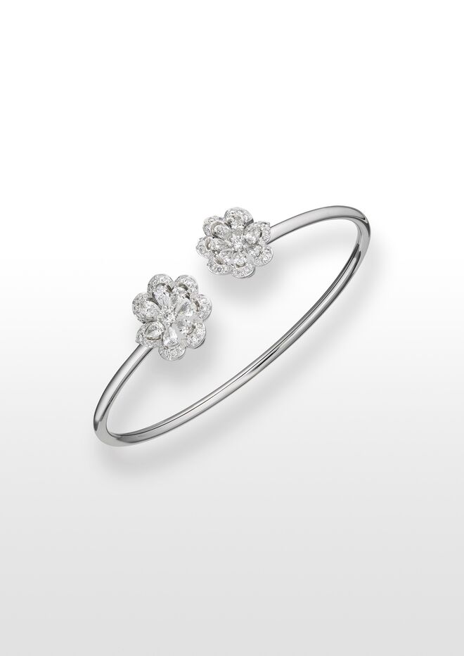 Pulseira Precious Lace em ouro branco ético com diamantes, 16.300€, Chopard