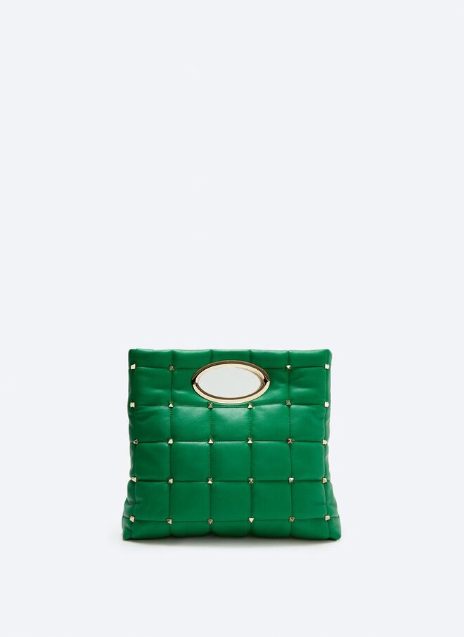 Tote bag em pele, €89,95, Uterqüe