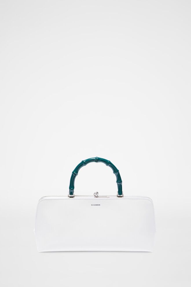 Carteira Goji small em pele com bambu, €1490, Jil Sander