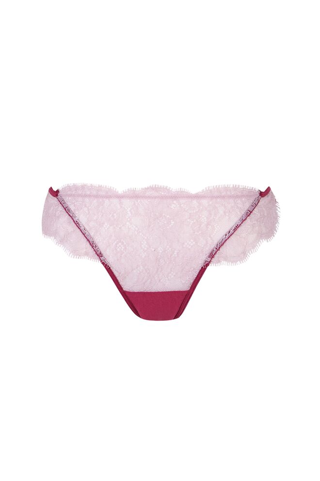 Cuecas em renda de algodão e cetim, €12,99, Women'Secret