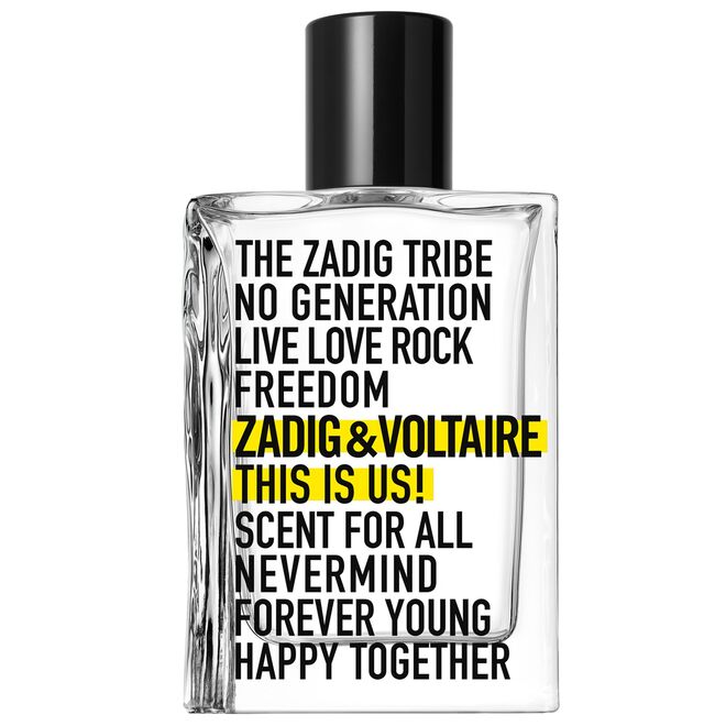 Perfume This is Us 50ml, €59, Zadig&Voltaire