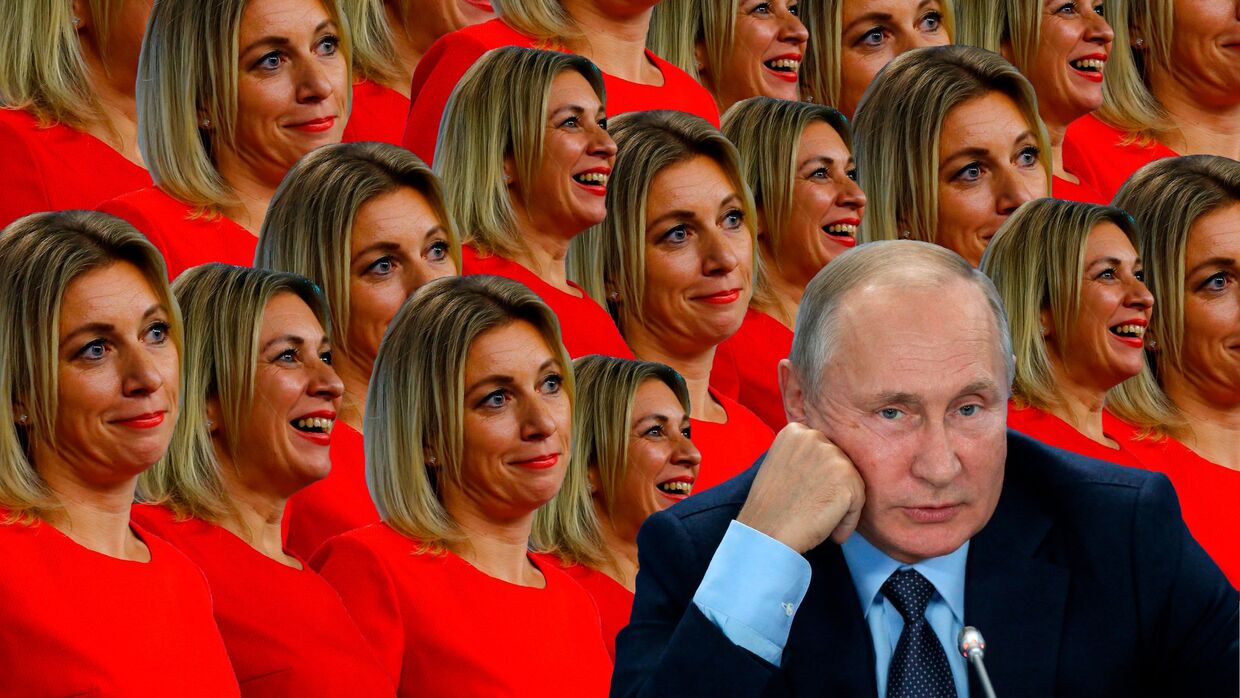 Maria Zakharova é apenas o mais destacado soldado no exército de clones que assumiu a missão de mentir em nome do regime de Putin.
