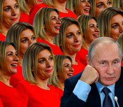 O Exército do batom Vermelho de Putin: as mulheres cuja missão é espalhar a narrativa russa