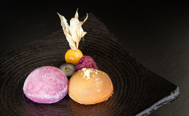 Mochi de sobremesa.