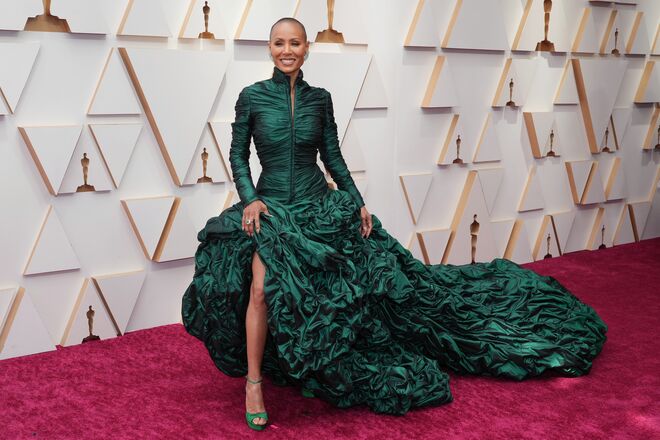 Jada Pinkett Smith em Jean Paul Gautier Couture