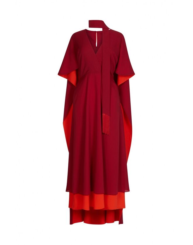 Vestido em seda, €580, Diogo Miranda