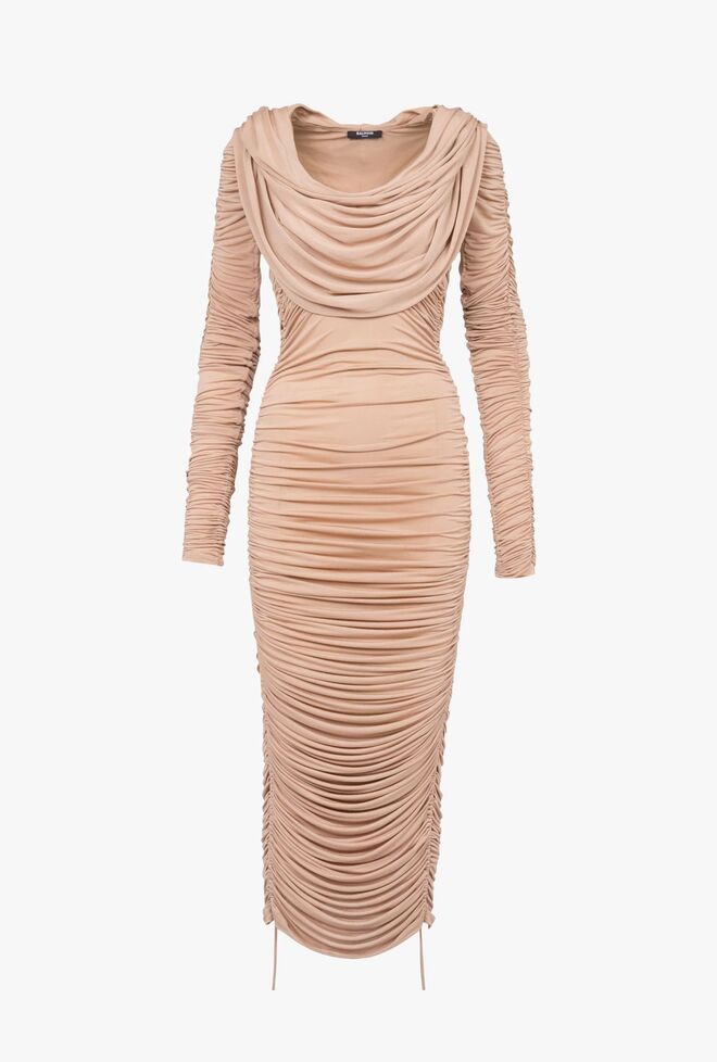 Vestido em malha de seda, €3.990, Balmain