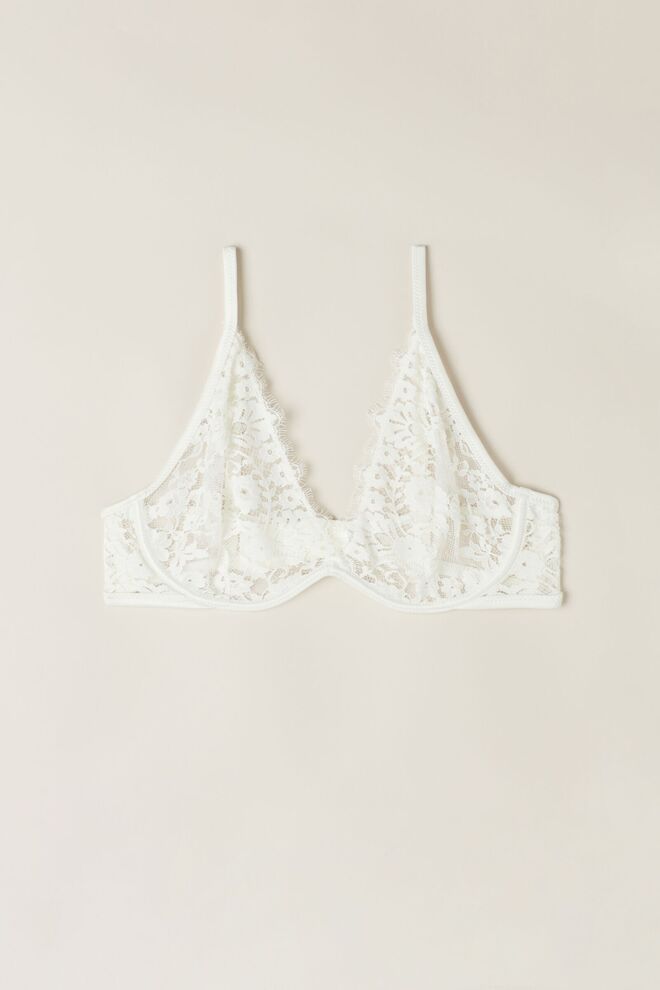 Soutien em renda de algodão, €29,90, Intimissimi