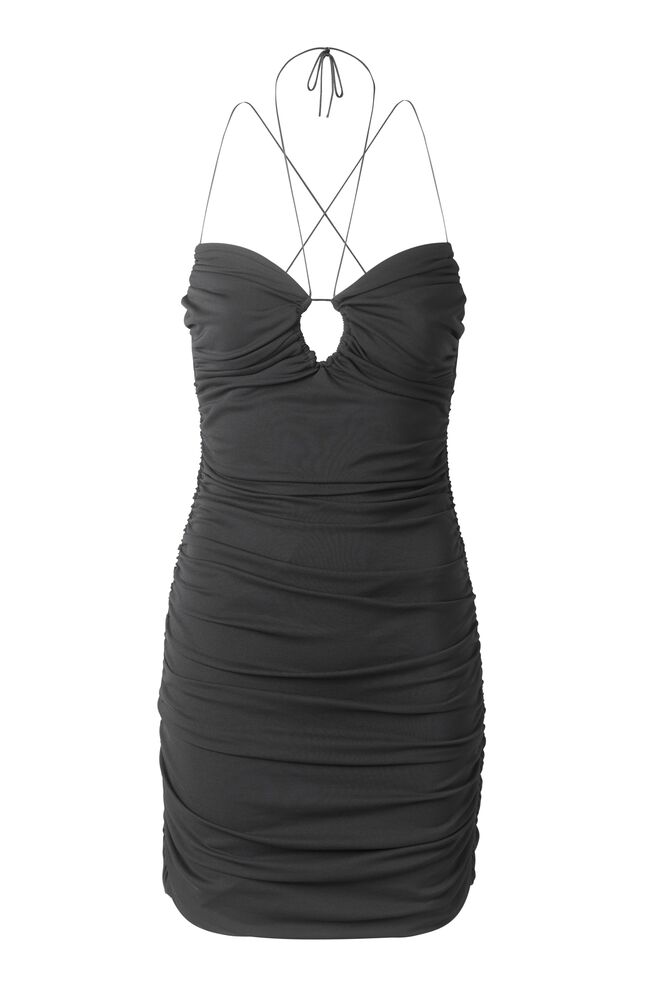 Vestido em malha, €39,99, Mango