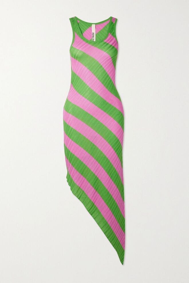 Vestido em malha, €650, Petar Petrov em Netaporter. com