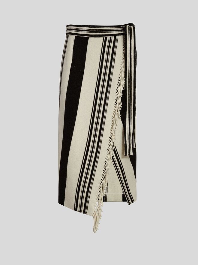 Saia em lã e algodão, €1.180, Etro