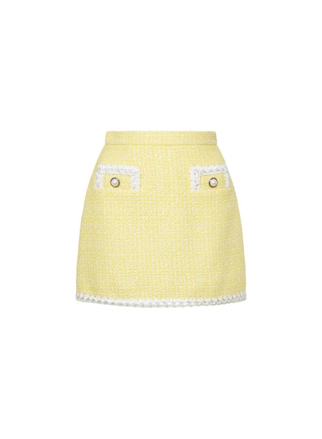 Saia bouclé, €615, Alessandra Rich