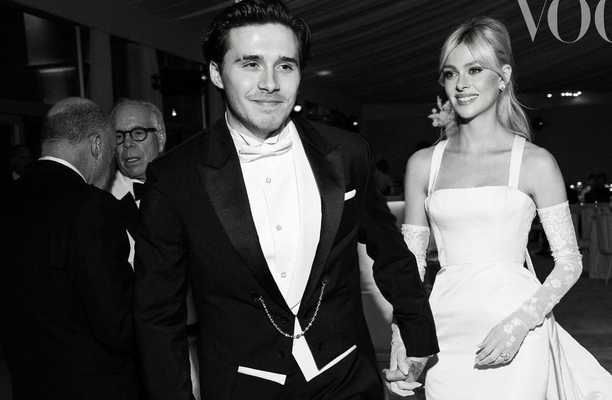As primeiras imagens do casamento de Nicola Peltz e Brooklyn Beckham