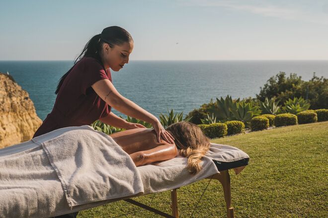 Massagem corporal do Tivoli Spa