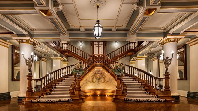 Vidago Palace: o hall.
