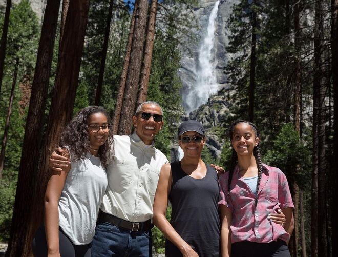 Família Obama 2022. Michelle afirma no seu livro autobiográfico que também sofreu de um aborto espontâneo