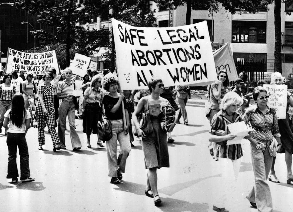 Protesto contra o aborto em 1977, Nova Iorque