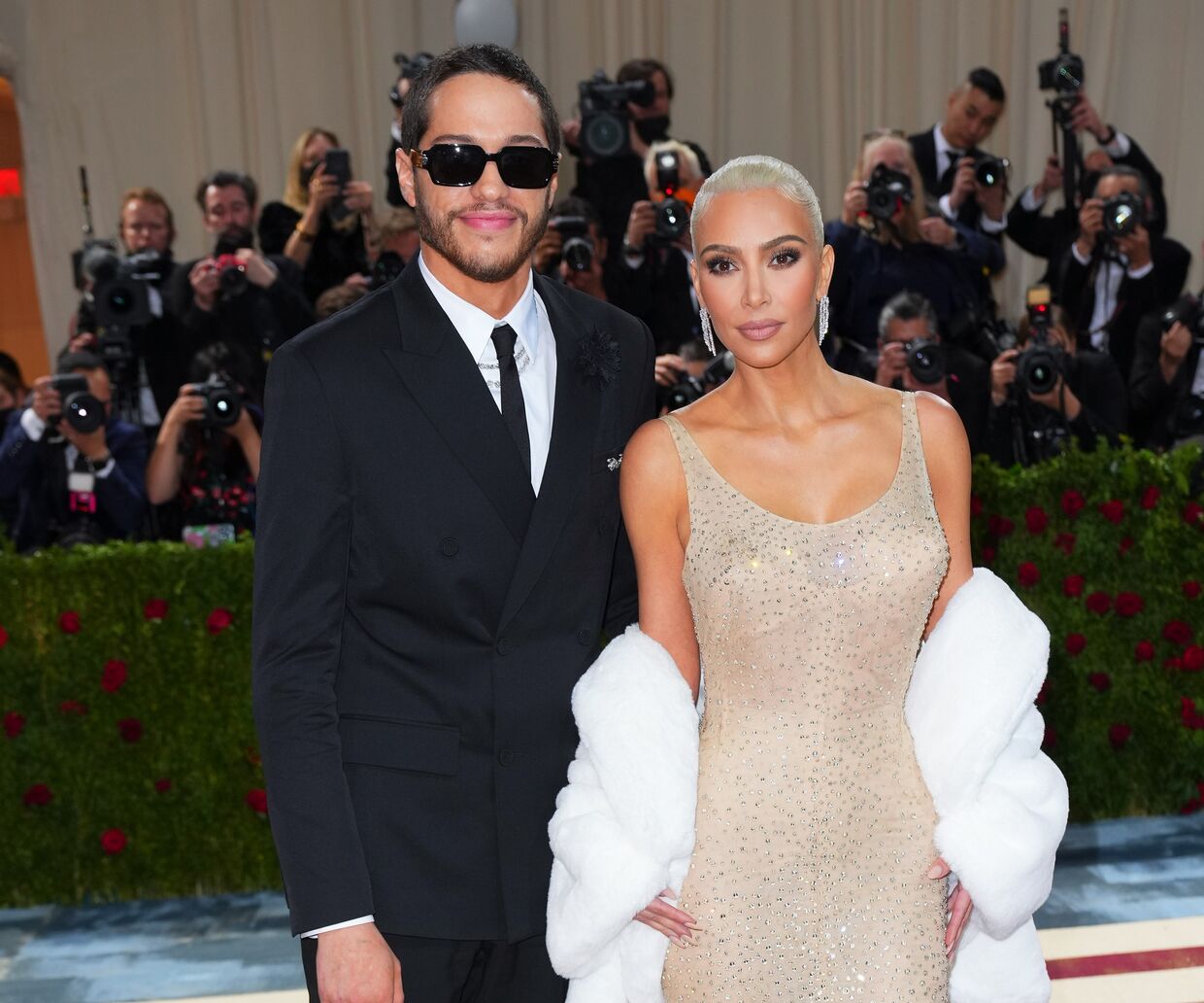 Kim Kardashian e Pete Davidson na Met Gala 2022