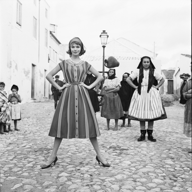 Foto para catálogo da Tricosa, 1957