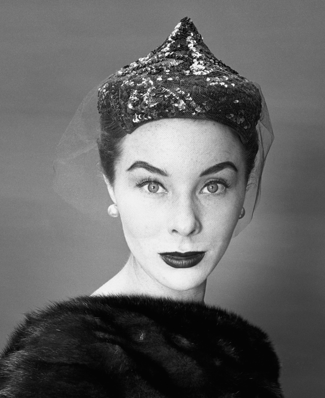 Bettina, uma das modelos mais famosas dos anos 50, 1953