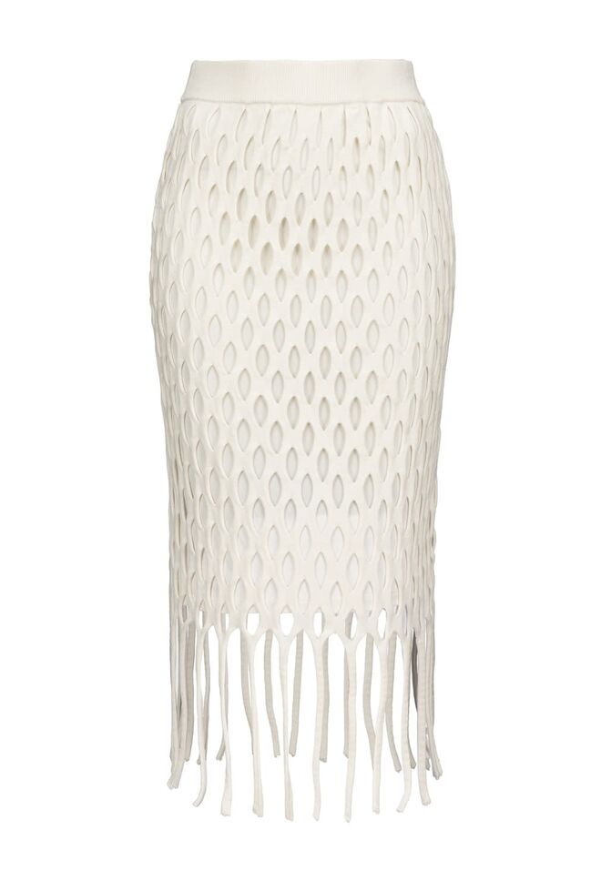 Saia em malha de algodão, €395, Pinko