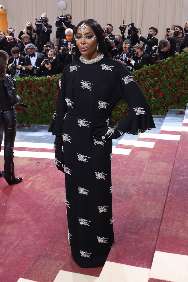 Naomi Campbell em Burberry