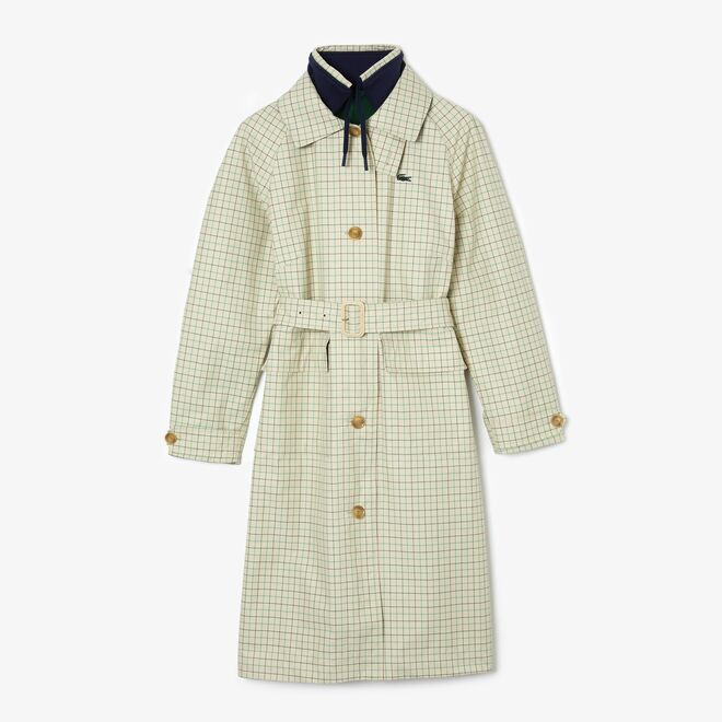 Gabardina Heritage em felpa, €350, Lacoste