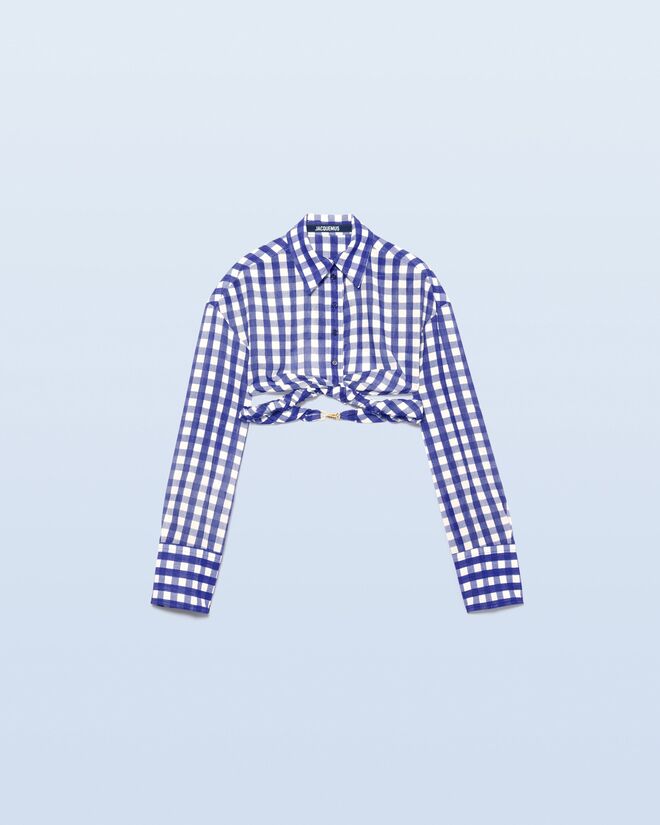 Camisa La Chemise em vichy de algodão, €540, Jacquemus