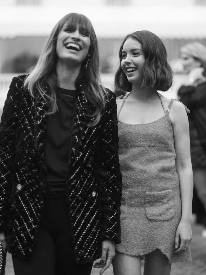 Caroline de Maigret e Lyna Khoudri na after party Chanel