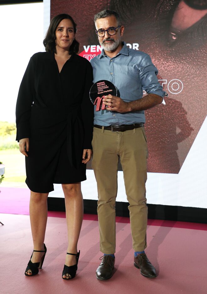 Rosário Mello e Castro com Filipe Neves, Diretor de Marketing Filorga.