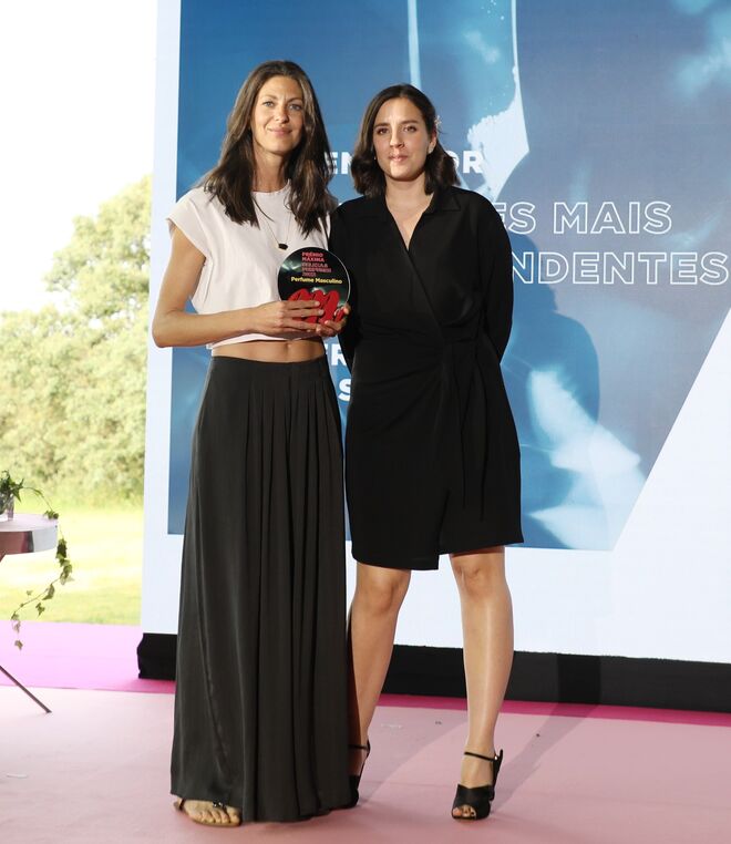 Tatiana Chebab, Responsável de Comunicação da marca Hermès, com Rosário Mello e Castro.