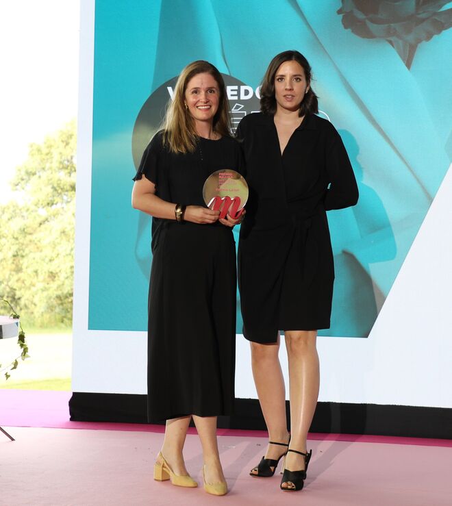 Vera Jones, Marketing and PR Manager da Guerlain, e Rosário Mello e Castro.