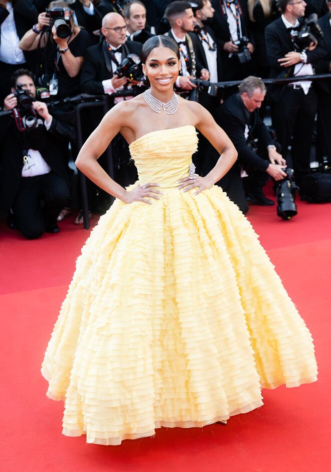 Lori Harvey em Alexandre Vauthier