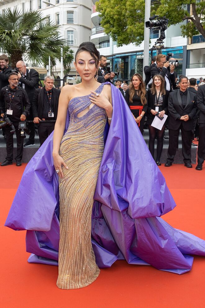 Jessica Wang em Tony Ward Couture