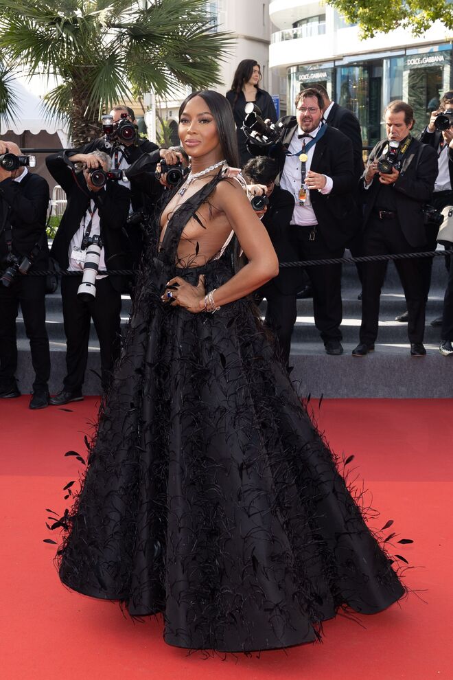 Naomi Campbell em Valentino