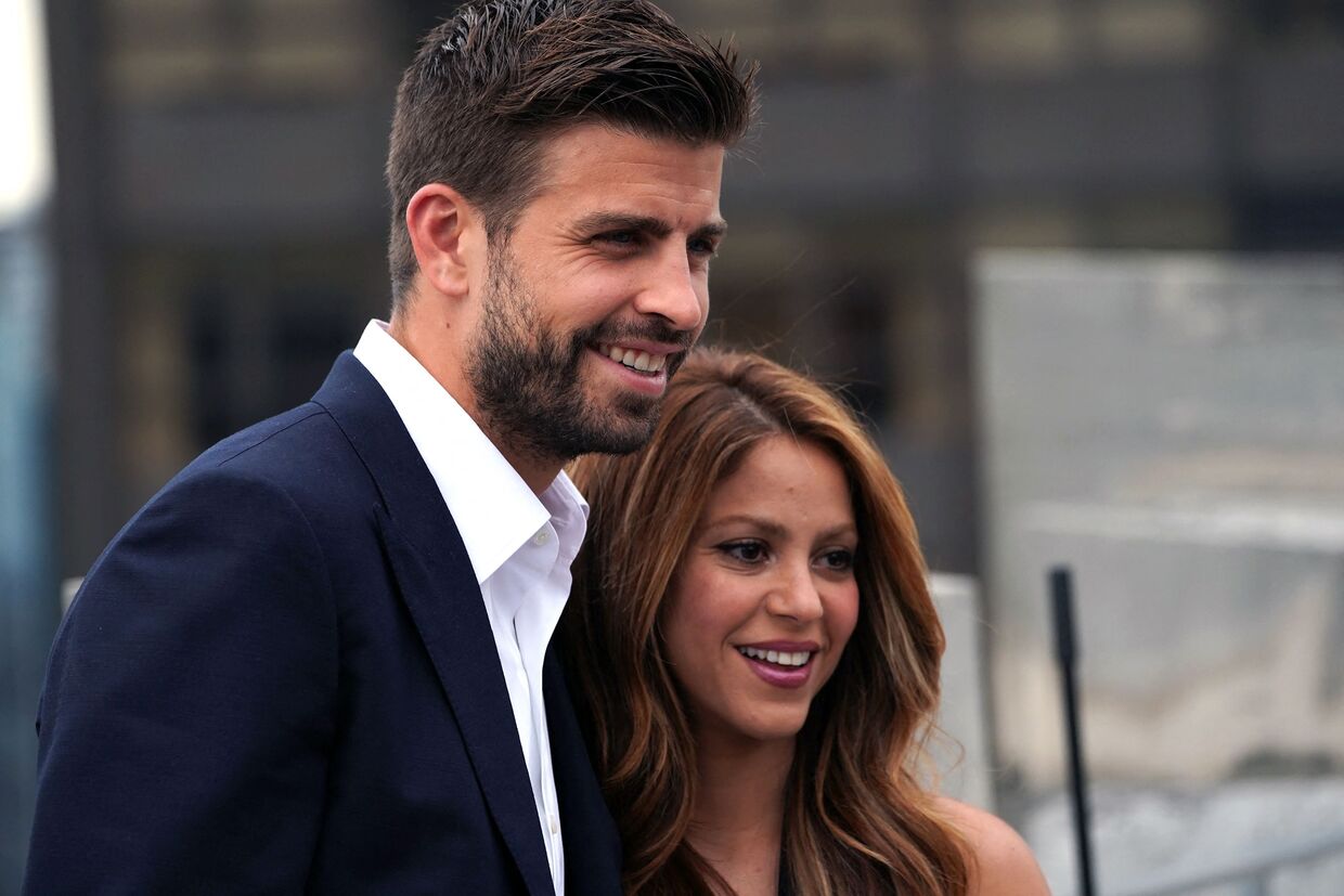 Shakira e Gerard Piqué em 2019