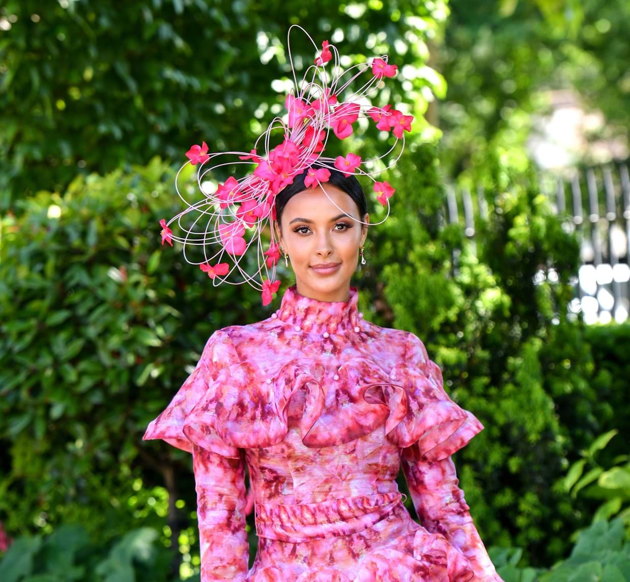 Maya Jama, apresentadora britânica, no Royal Ascot 2022