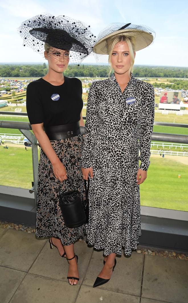 Lady Eliza Spencer e lady Amelia Spencer no Royal Ascot 2022